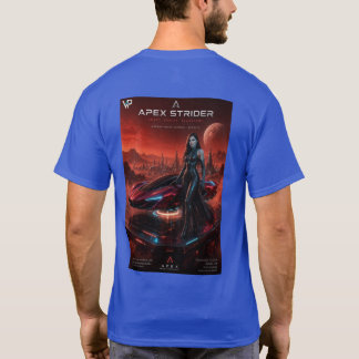 Vrouw die Apex Strider poseert T-shirt