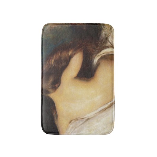 Vrouw die haar drogen (door Joseph DeCamp) Badmat (Voorkant Verticaal)