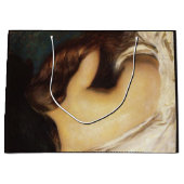 Vrouw die haar drogen (door Joseph DeCamp) Groot Cadeauzakje (Voorkant)