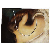 Vrouw die haar drogen (door Joseph DeCamp) Groot Cadeauzakje (Achterkant)