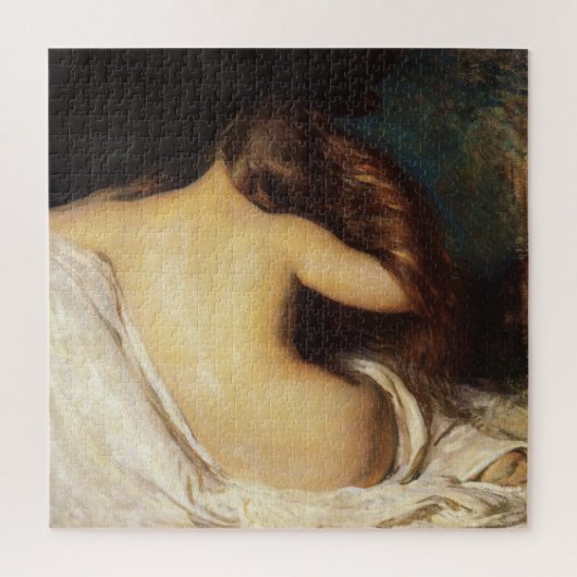 Vrouw die haar drogen (door Joseph DeCamp) Legpuzzel (Verticaal)