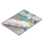 Vrouw die op een bank ligt, 1913 (m/c op papier) notitieboek (Linkerzijde)