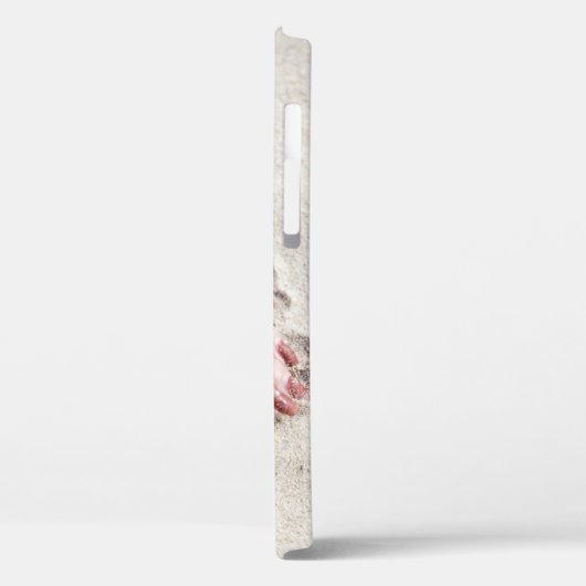 Vrouw die op wit zand ligt Case-Mate iPhone case (Achterkant / Links)