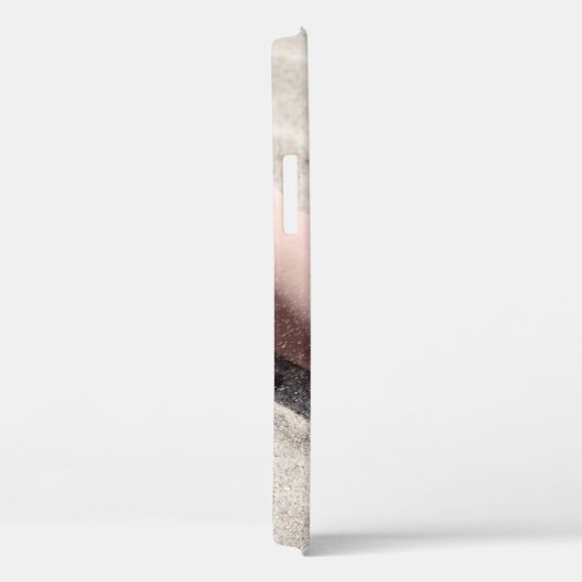 Vrouw die op wit zand ligt Case-Mate iPhone case (Achterkant / Rechts)