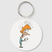 Vrouw die Sleutelhanger vrijmaakt (Voorkant)