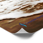 Vrouw die waterchiropractisch Poster schopt (Hoek)