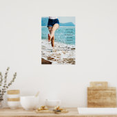 Vrouw die waterchiropractisch Poster schopt (Keuken)