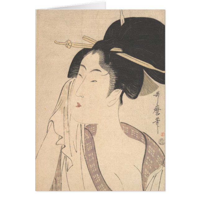 Vrouw die zich na haar dood terugtrekt (Voorkant)