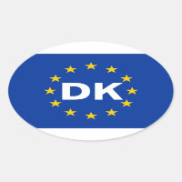 VROUW DK Vlag Europese Unie