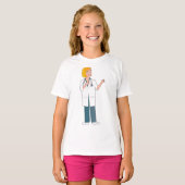 Vrouw Doctor T-shirt (Voorkant volledig)