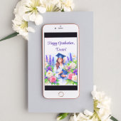 Vrouw Dokter Happy Afstuderen Medische School Kaart