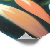 Vrouw drink koffie poster (Hoek)