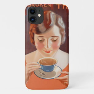  vrouw Drink thee iPhone 11 Hoesje