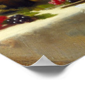  vrouw Drink wijn Poster (Hoek)