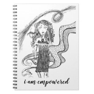 Vrouw Empowerment journal ... Beschermende vrouw Notitieboek