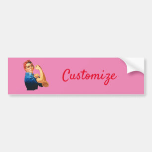 Vrouw Empowerment Thunder_Cove Bumpersticker