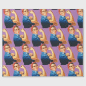 Vrouw Empowerment Thunder_Cove Cadeaupapier (Vlak)