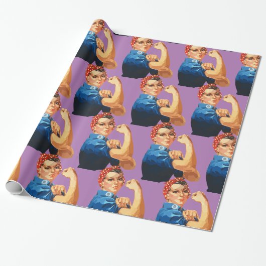 Vrouw Empowerment Thunder_Cove Cadeaupapier (Uitgerold)