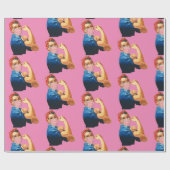 Vrouw Empowerment Thunder_Cove Cadeaupapier (Vlak)