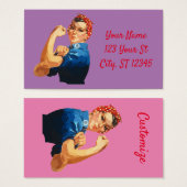 Vrouw Empowerment Thunder_Cove Visitekaartje (Voorkant /achterkant)