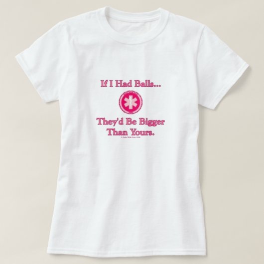 Vrouw Emt. T-shirt (Design voorkant)
