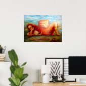 Vrouw en Haar Thuis Poster (Thuiskantoor)