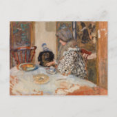 Vrouw en hond aan tafel | Paul Bonnard | Briefkaart (Voorkant)