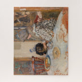 Vrouw en hond aan tafel | Paul Bonnard | Legpuzzel (Verticaal)
