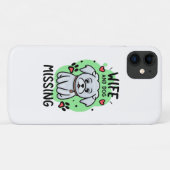 Vrouw en Hond Vermist Case-Mate iPhone Case (Achterkant (horizontaal))