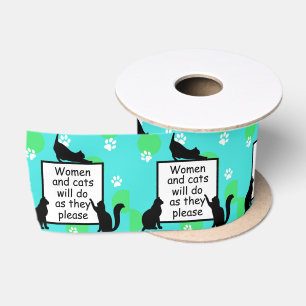 Vrouw en Katten zullen doen wat zij willen Lint