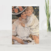 Vrouw en kind kaart (Voorkant)