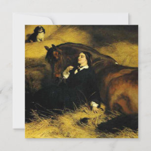 Vrouw en paarden kaart