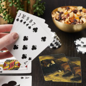 Vrouw en paarden pokerkaarten (Insitu)