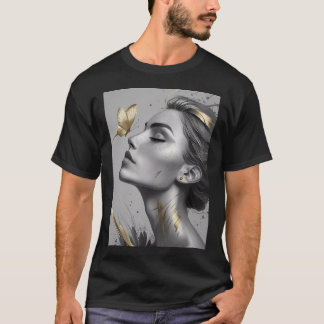 Vrouw en Vlinder 2 T-shirt