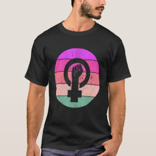 Vrouw Equality Feminist Symbol Empowerment Femini T-shirt