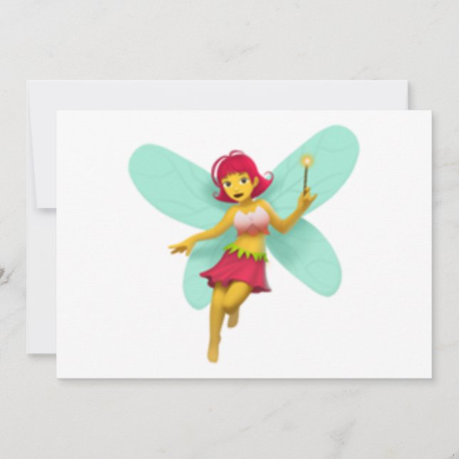 Vrouw Fairy - Emoji (Voorkant)