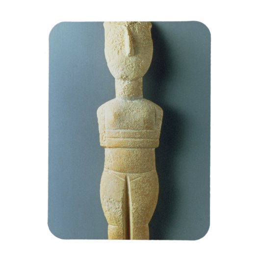 Vrouw figine, vroege Cycladic, c.2800-2300 BC (m Magneet (Verticaal)