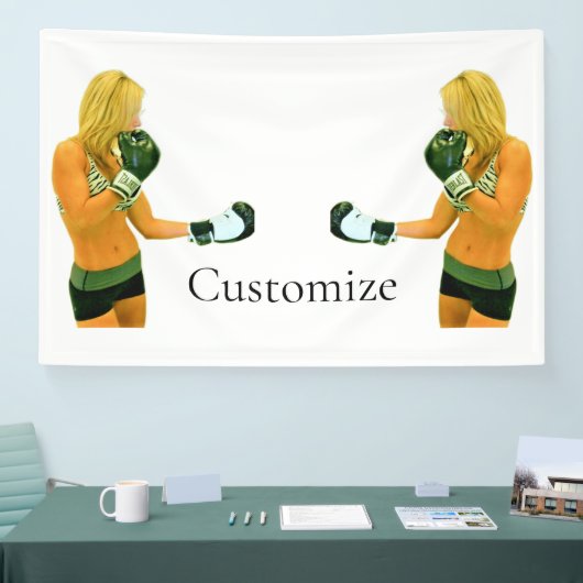 Vrouw Fitness Model boxing Thunder_Cove Spandoek (Beurs)