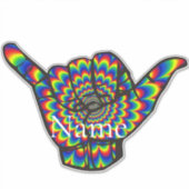 Vrouw Fitness Model boxing Thunder_Cove Sticker (Voorkant)