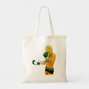 Vrouw Fitness Model boxing Thunder_Cove Tote Bag