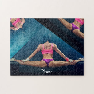 Vrouw fitness Model Split Thunder_Cove Legpuzzel
