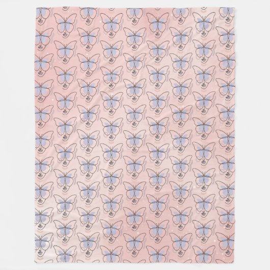 Vrouw Fleece Deken (Voorkant)