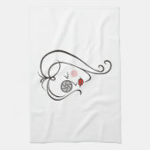 Vrouw fotograaf theedoek (Verticaal)