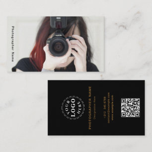 Vrouw Fotograaf Visitekaartje