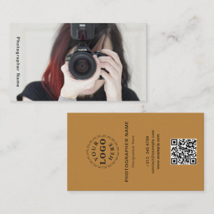 Vrouw Fotograaf Visitekaartje