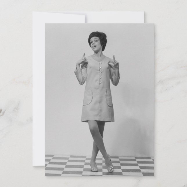 Vrouw Gesturing (Voorkant)