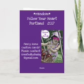 Vrouw Getrouwd Avontuur Kaart (Achterkant)