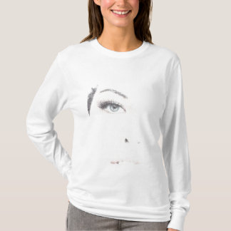 Vrouw gezicht t-shirt