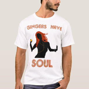 Vrouw Gingers heeft Soul T-shirt