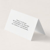 Vrouw Glimlachend Getting Massage Visitekaartjes (Achterkant)